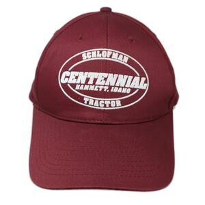 Nissun Cap Snapback Red One Size Schlofman Centennial Tractor Hammett Idaho Hat